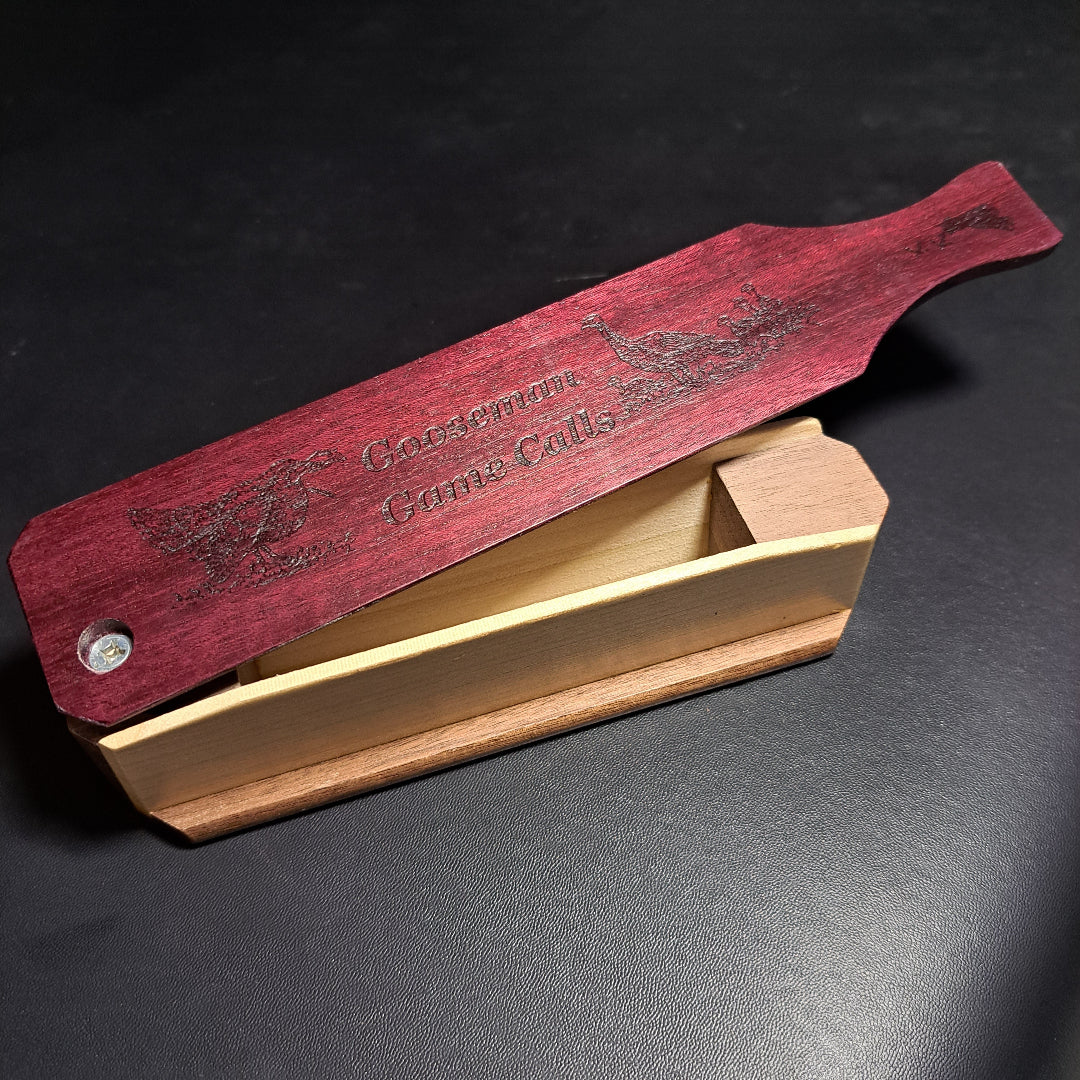 Offset Purple Heart Box Call – Gooseman Game Calls