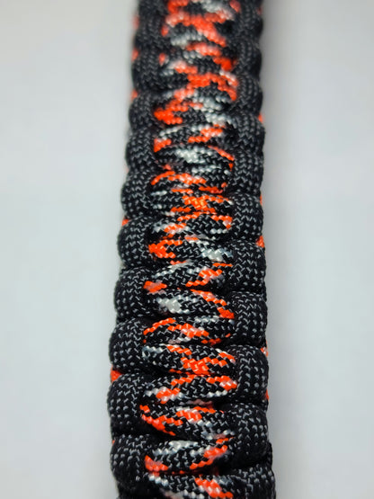 Orange Camo Lanyard